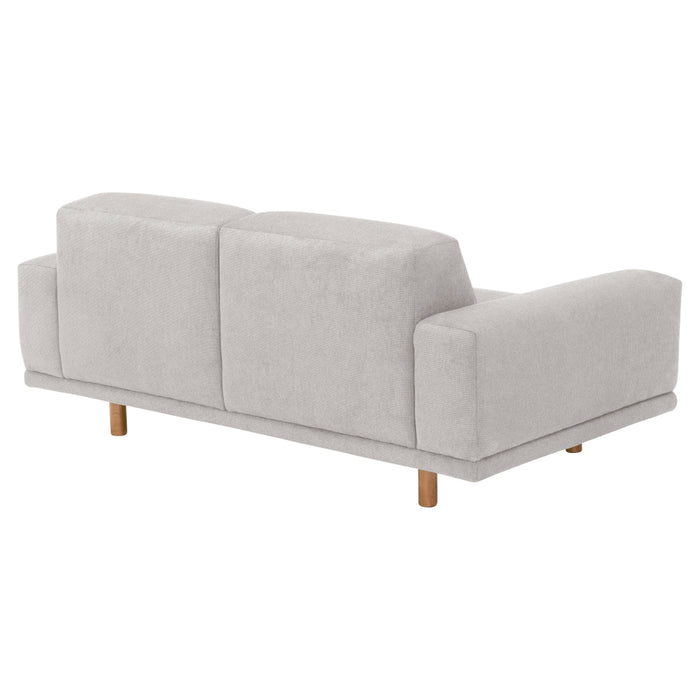 Penelope | Sofa 2-Sitzer | Flachgewebe | Silber