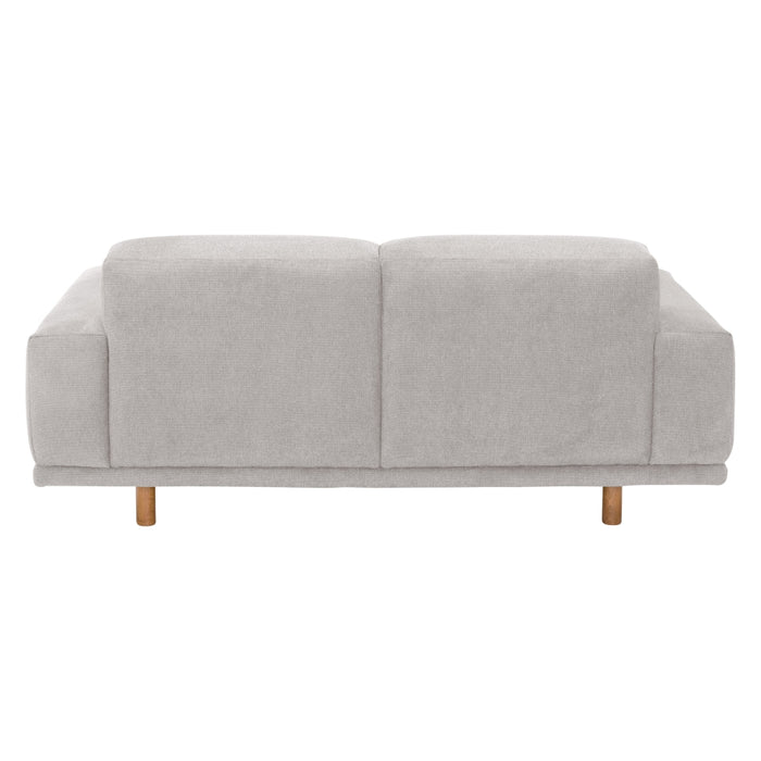 Penelope | Sofa 2-Sitzer | Flachgewebe | Silber