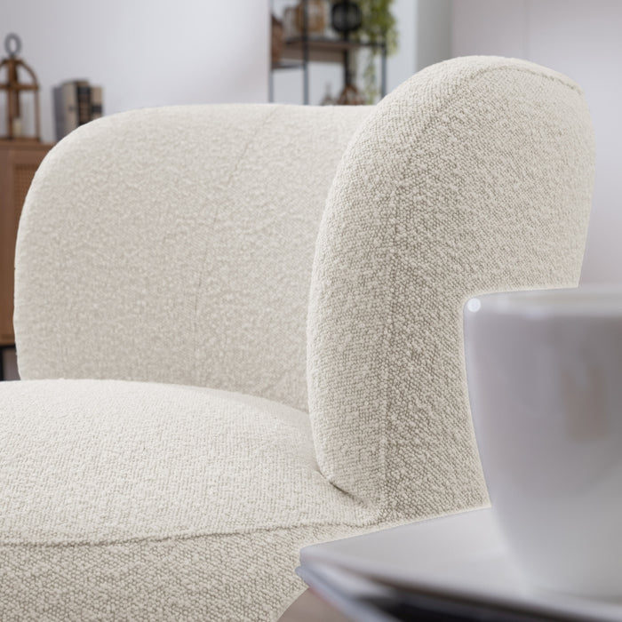 NEU Max Winzer | Plum | Artikel | Bouclé-Gewebe | Füße Kunststoffgleiter (Gleiter)