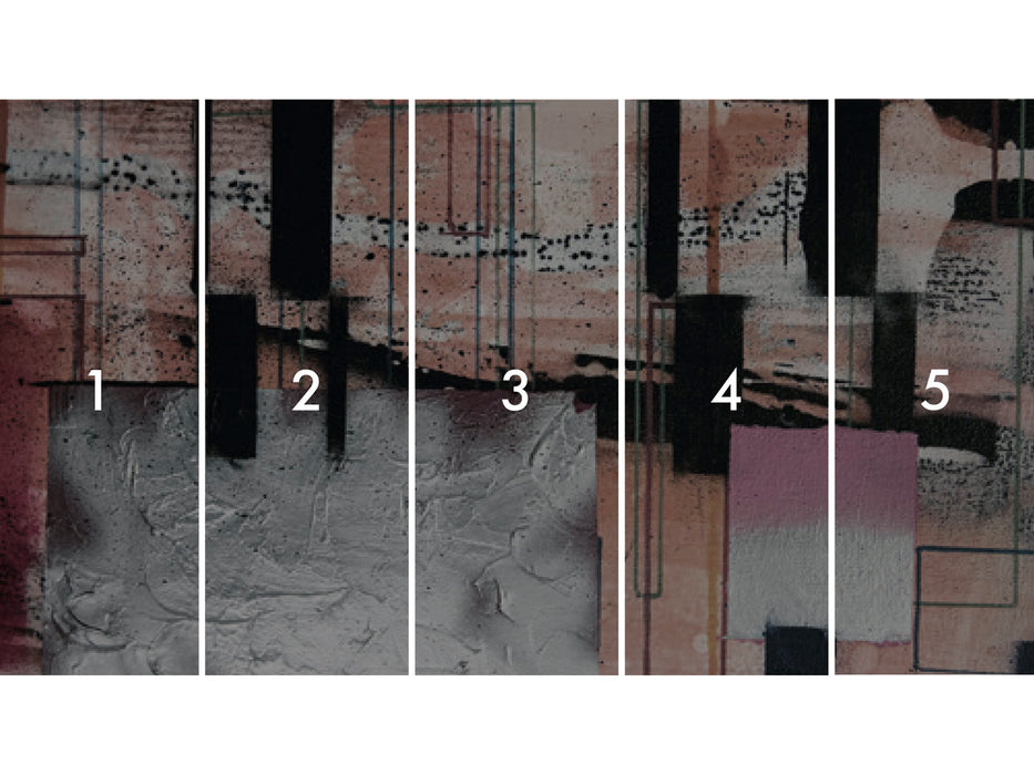 Digitaldruck Vlies Fototapete | Squares Dropping | 500 x 280 cm