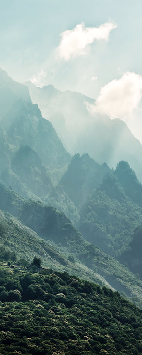 Komar NEU | Digitaldruck Vlies Fototapete - The Summit Panel - Größe 100 x 250 cm