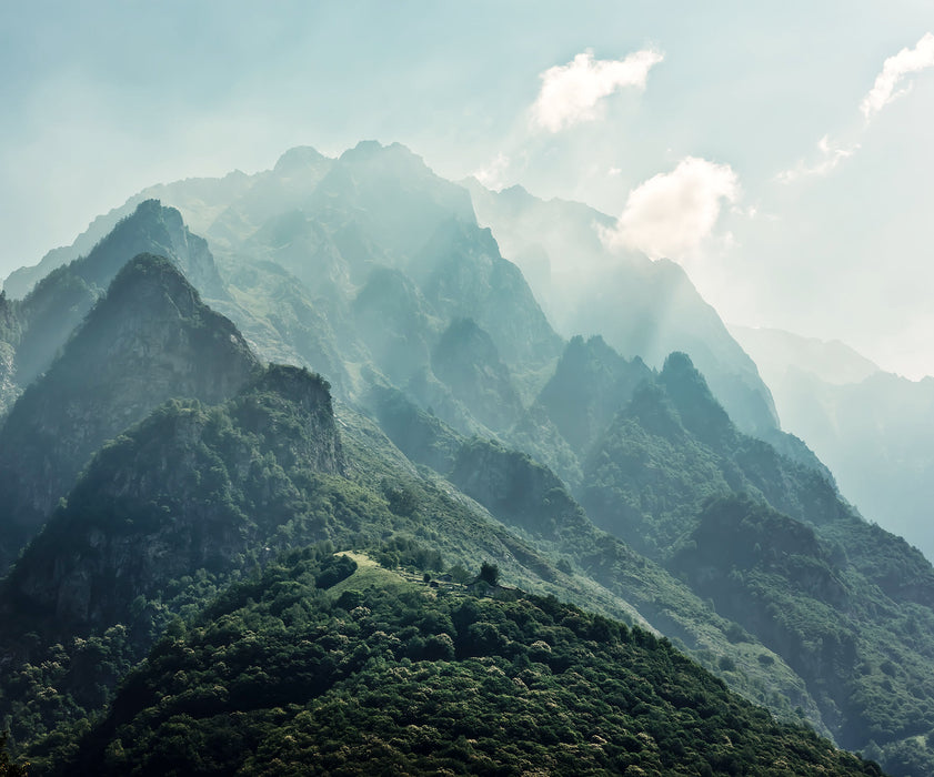 Komar NEU | Digitaldruck Vlies Fototapete - The Summit - Größe 300 x 250 cm