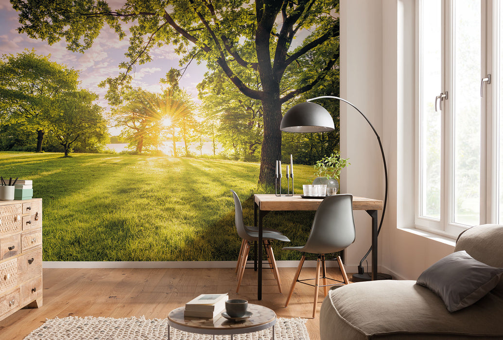 Digitaldruck Vlies Fototapete | Golden Moment | 400 x 250 cm