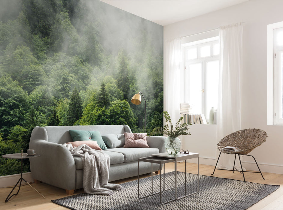 Digitaldruck Vlies Fototapete | Forest Land | 400 x 250 cm