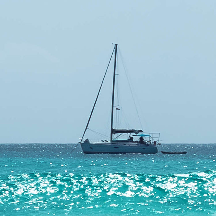 Komar NEU | Digitaldruck Vlies Fototapete - Azur Ozean - Größe 400 x 250 cm