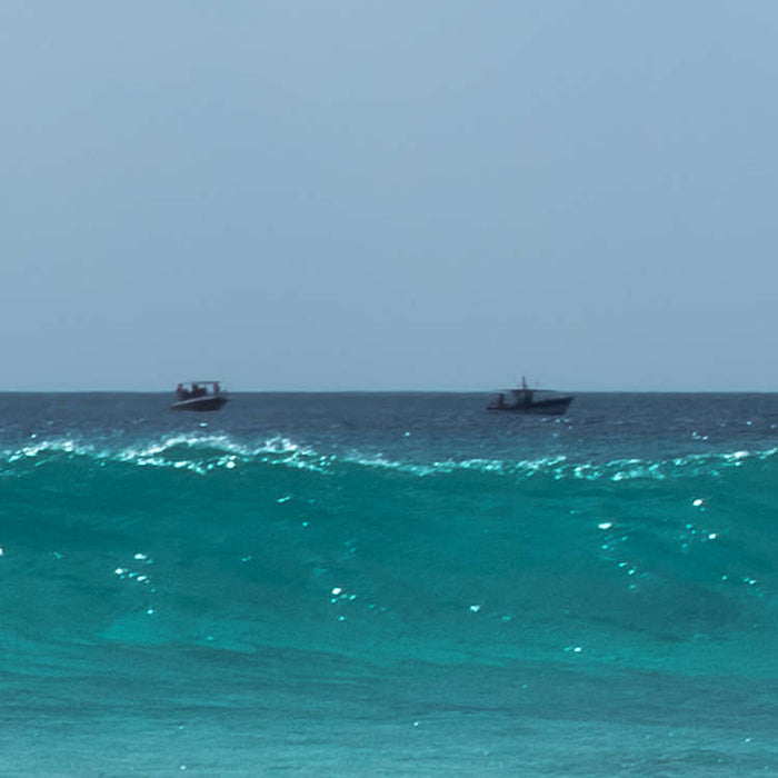 Komar NEU | Digitaldruck Vlies Fototapete - Azur Ozean - Größe 400 x 250 cm