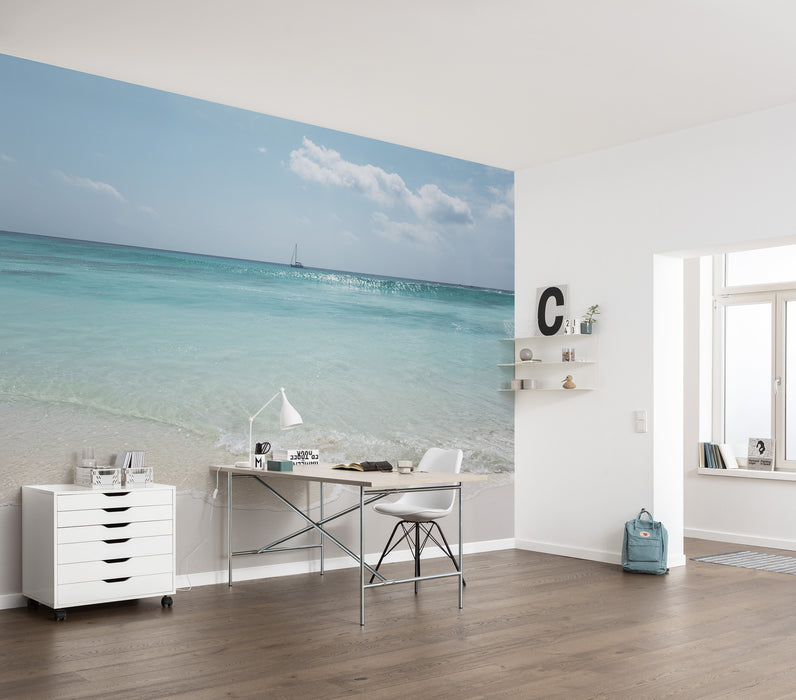 Komar NEU | Digitaldruck Vlies Fototapete - Azur Ozean - Größe 400 x 250 cm