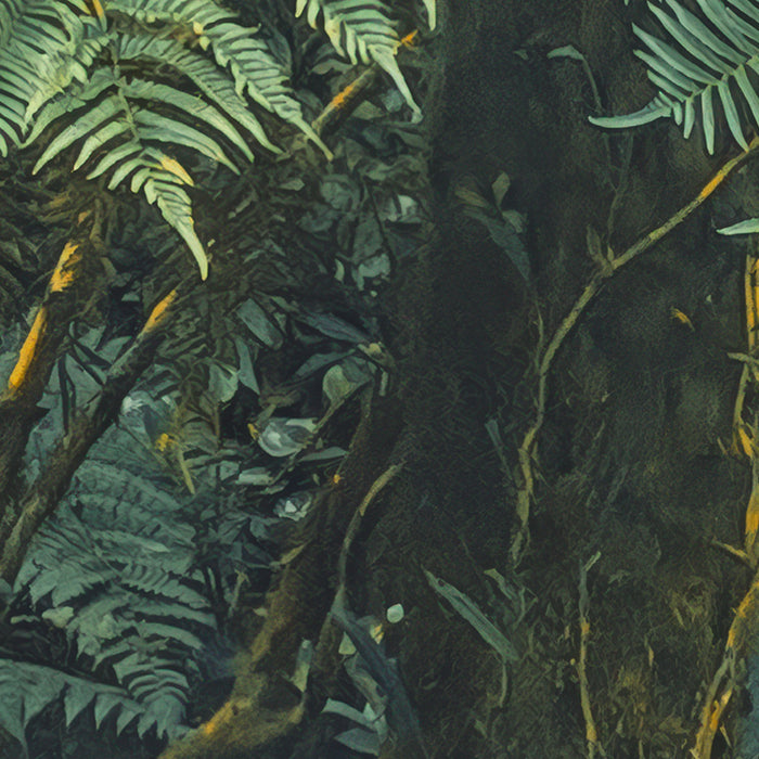 Komar NEU | Digitaldruck Vlies Fototapete - Jungle Lands - Größe 400 x 250 cm