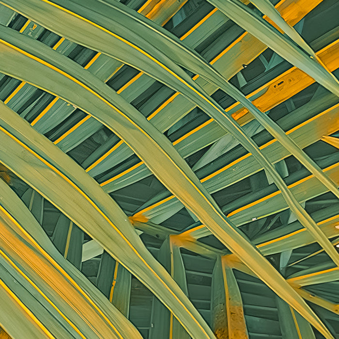Digitaldruck Vlies Fototapete | Neon Fern | 200 x 250 cm