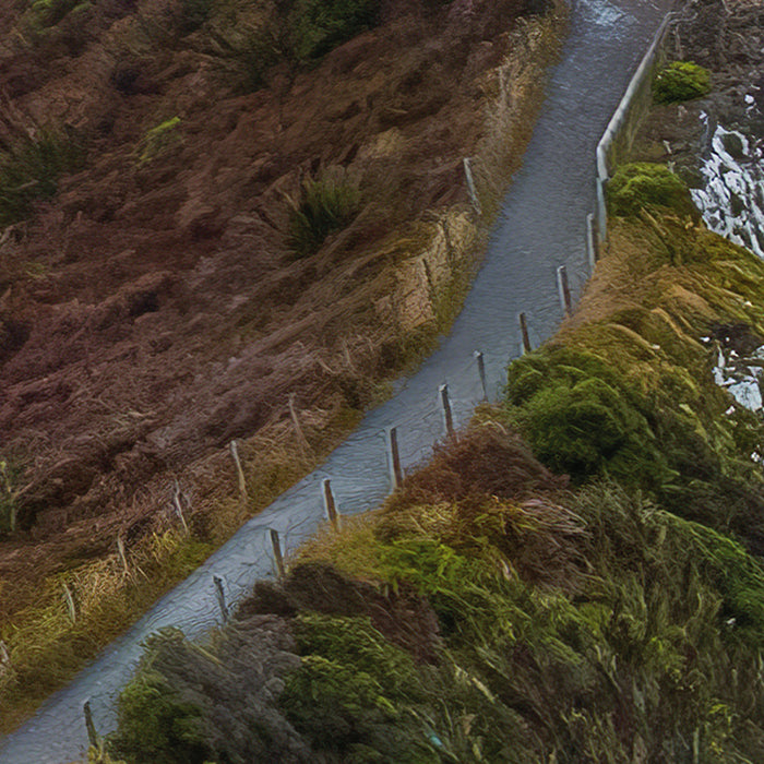 Komar NEU | Digitaldruck Vlies Fototapete - Stormy Sea - Größe 400 x 250 cm