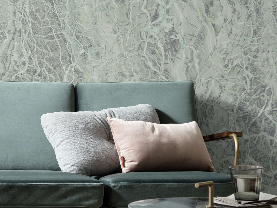 Digitaldruck Vlies Fototapete | Marble Mint | 200 x 280 cm