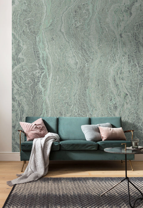 Digitaldruck Vlies Fototapete | Marble Mint | 200 x 280 cm