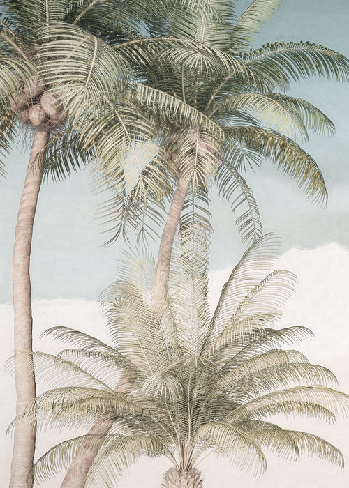 Digitaldruck Vlies Fototapete | Palm Oasis | 200 x 280 cm