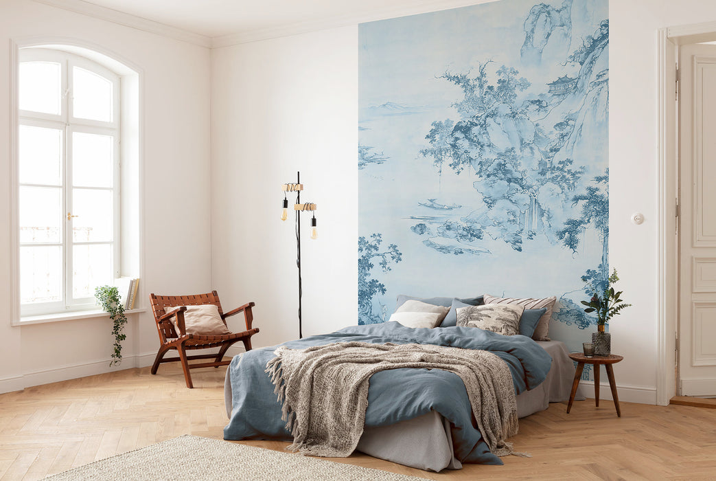 Digitaldruck Vlies Fototapete | Blue China | 200 x 280 cm