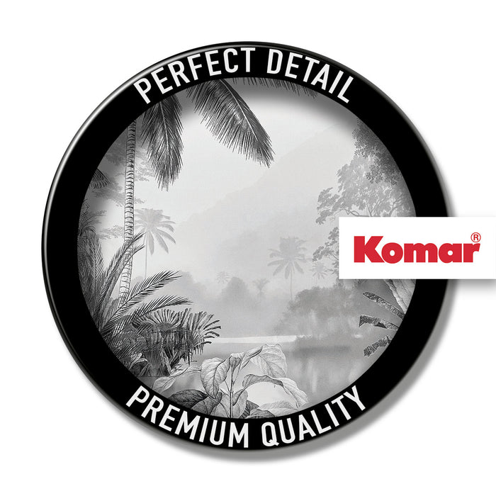 Digitaldruck Vlies Fototapete | Lac Tropical Black & White | 200 x 270 cm