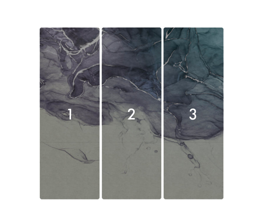 Digitaldruck Vlies Fototapete | Ink Blue Fluid | 300 x 280 cm