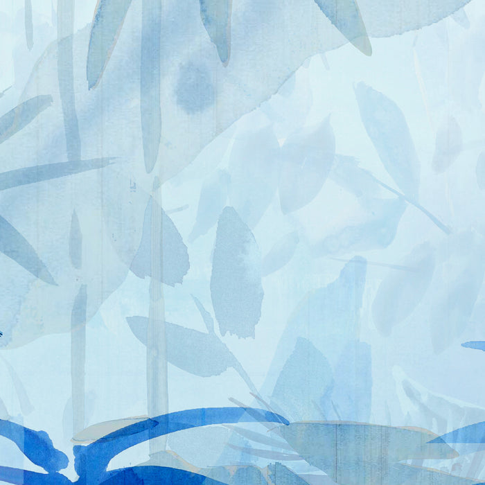 Digitaldruck Vlies Fototapete | Blue Jungle | 300 x 280 cm