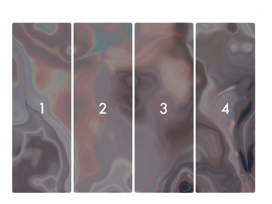Digitaldruck Vlies Fototapete | Shimmering Waves | 400 x 280 cm