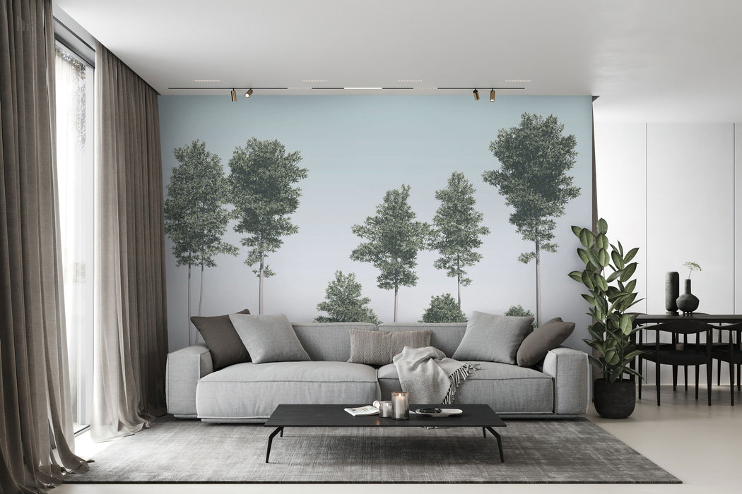 Digitaldruck Vlies Fototapete | Pines | 400 x 280 cm
