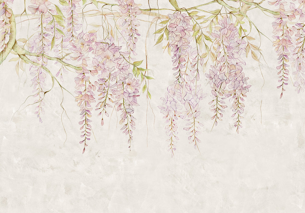 Digitaldruck Vlies Fototapete | Wisteria | 400 x 280 cm