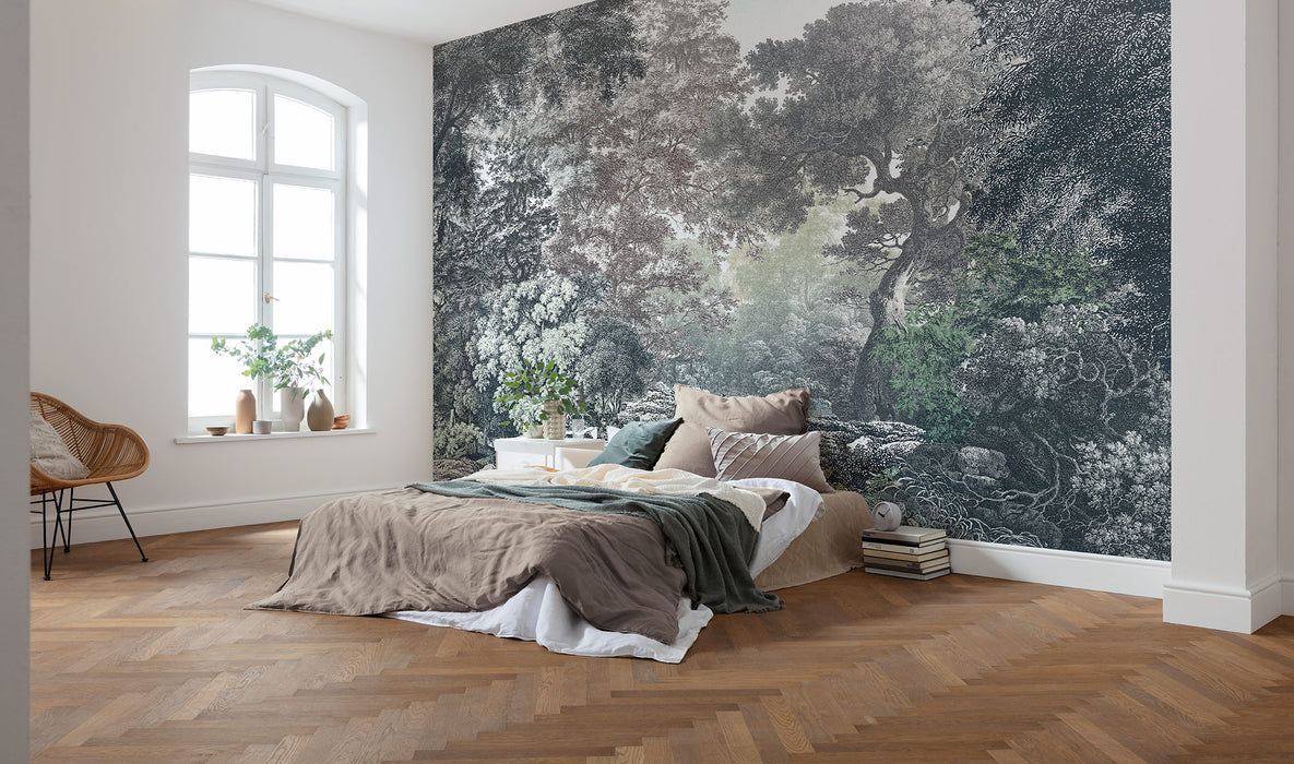 Digitaldruck Vlies Fototapete | Fairytale Forest | 400 x 280 cm