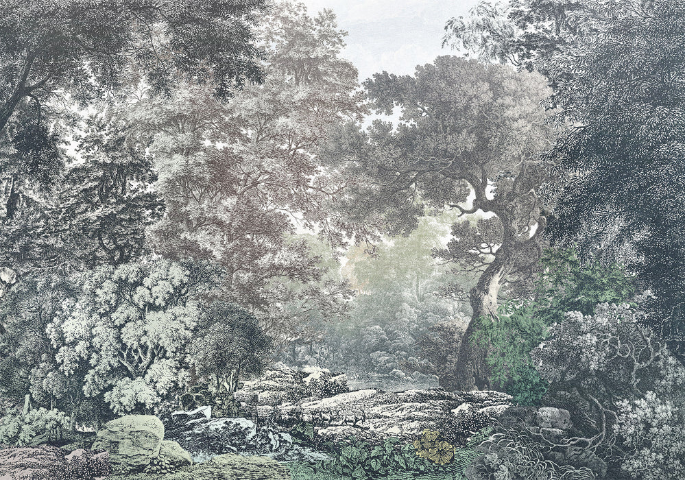 Digitaldruck Vlies Fototapete | Fairytale Forest | 400 x 280 cm