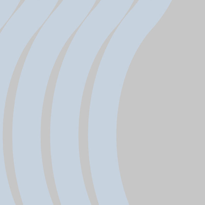 Komar NEU | Digitaldruck Vlies Fototapete - Lines Mellow grey-bleu - Größe 500 x 280 cm