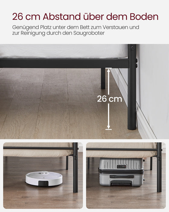 NEU | VASAGLE | Doppelbettgestell aus Metall
