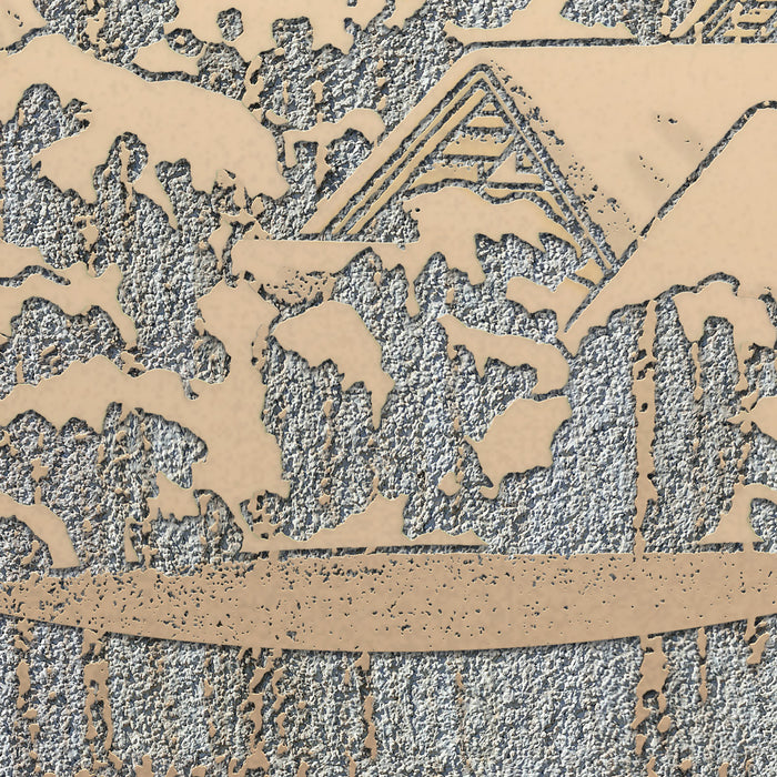 Digitaldruck Vlies Fototapete | Land of Gold | 300 x 280 cm