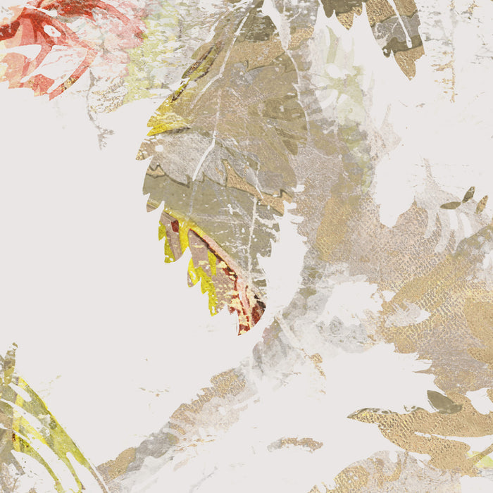 Digitaldruck Vlies Fototapete | Golden Feathers | 300 x 280 cm