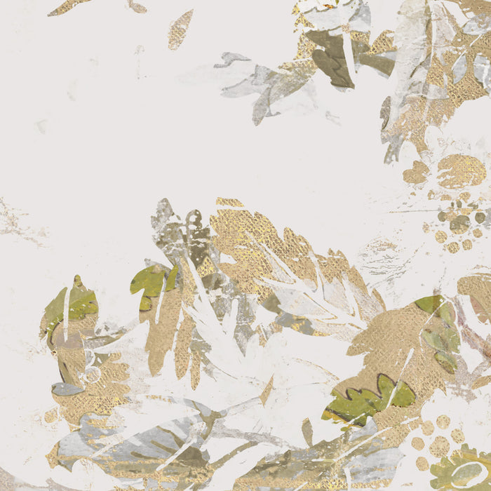 Digitaldruck Vlies Fototapete | Golden Feathers | 300 x 280 cm