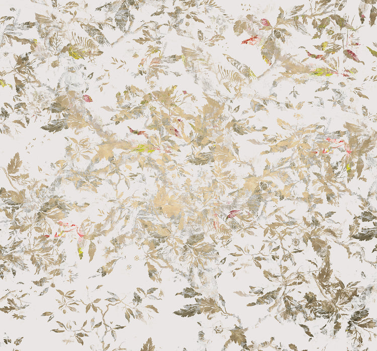 Digitaldruck Vlies Fototapete | Golden Feathers | 300 x 280 cm