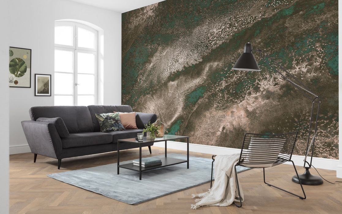 Digitaldruck Vlies Fototapete | Molten Copper | 400 x 280 cm