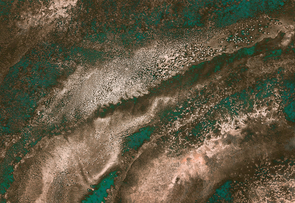 Digitaldruck Vlies Fototapete | Molten Copper | 400 x 280 cm