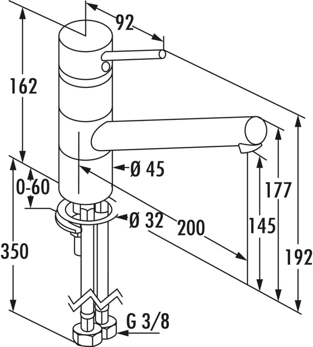 Kludi | Scope 2 XL | Einhebelmischer | chrom | Hochdruck