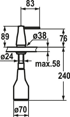 KWC | Spülmittelspender Eve | Spülmittelspender | weiß matt