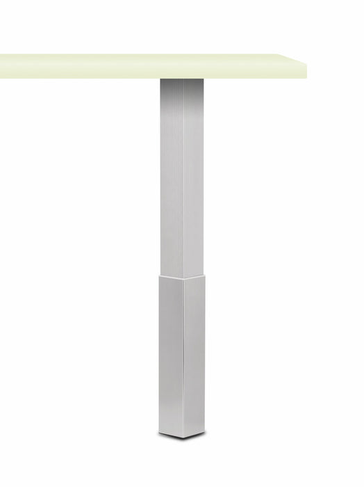 Naber | Trampolo 2 eckig | Stützfuß | edelstahlfarbig | H 1015 - 1195 mm