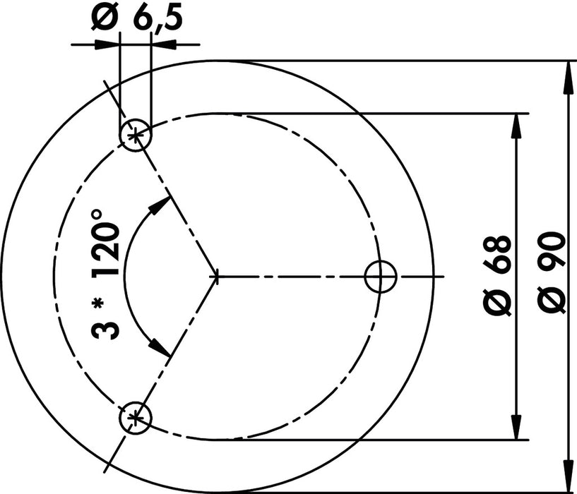 Naber | Colonna | Stützfuß | Edelstahl | H 1055 mm