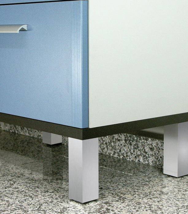 Naber | Kreta | Sockelfuß | edelstahlfarbig | H 200 mm