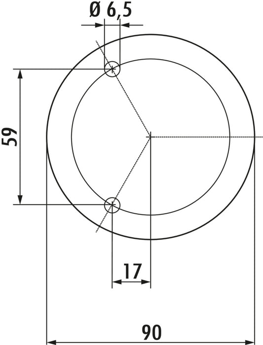 Naber | Capitello 1 | Konsole | Edelstahl | H 195 mm | Rohr-Ø 45 mm