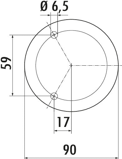 Naber | Capitello 2 | Konsole | Edelstahl | H 210 mm | Rohr-Ø 45 mm