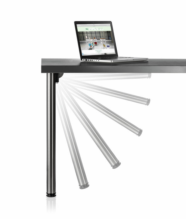 Naber | Click rund | Stützfuß | edelstahlfarbig