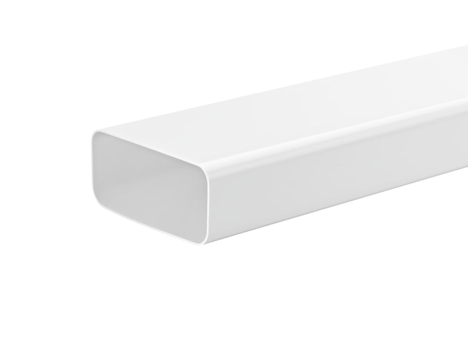 Naber | flow 125 Flachkanal Set-1 | Lüftungsrohr | weiß