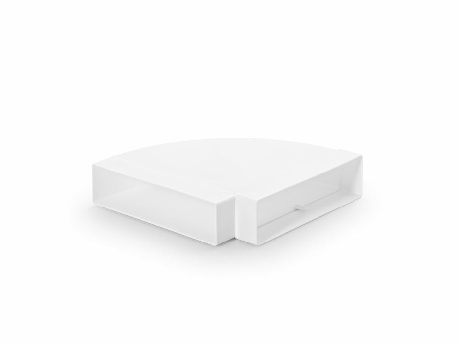 Naber | T-RBH 1 System 125 Breitkanalrohrbogen | Verbindungselement | weiß