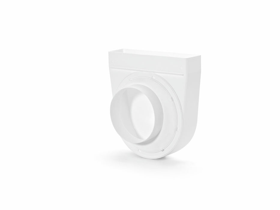 Naber | T-UR-EX 125 Umlenkstück 90° | exzentrisch | Verbindungselement | weiß