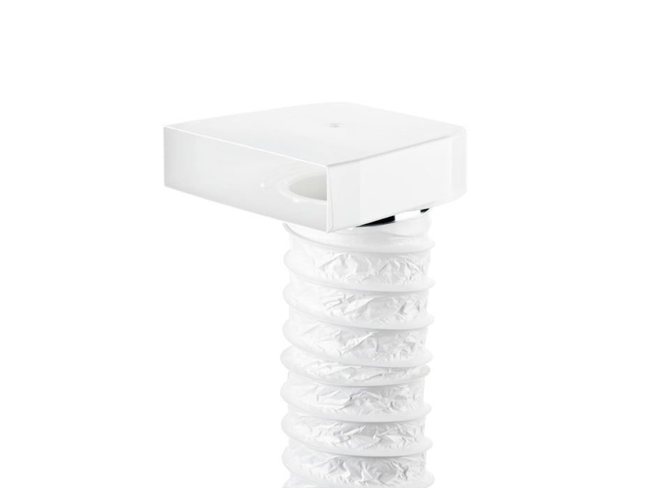 Naber | T-URX 125 Umlenkstück 90° mit Flexschlauch | Verbindungselement | weiß | L 1000 mm