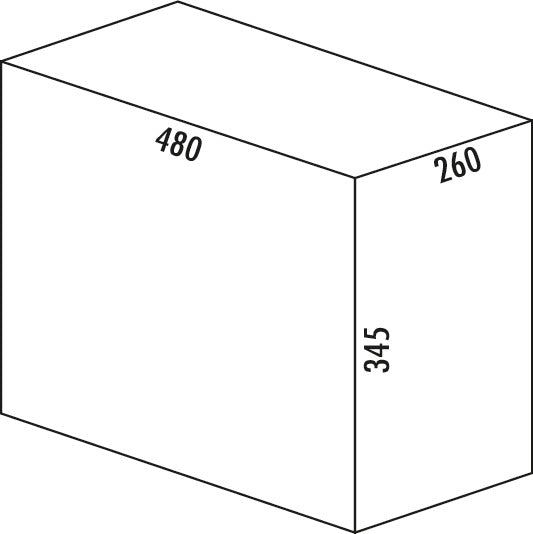 Naber | Bio Double Master Abfallsammler für Drehtüren Biodeckel anthrazit