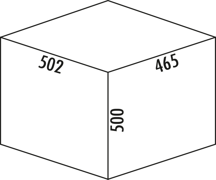 Müllex | Comfort 35 17 4 4 Abfallsammler für Frontauszüge schwarz hellgrau
