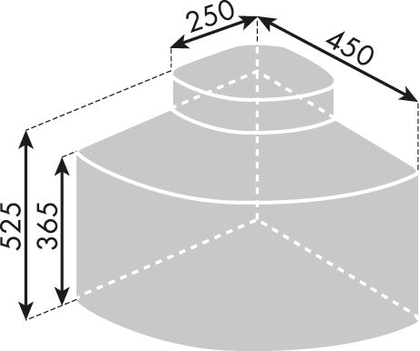 Naber | Cabbi® 3 plus | Abfallsammler für Schwenktechnik | anthrazit
