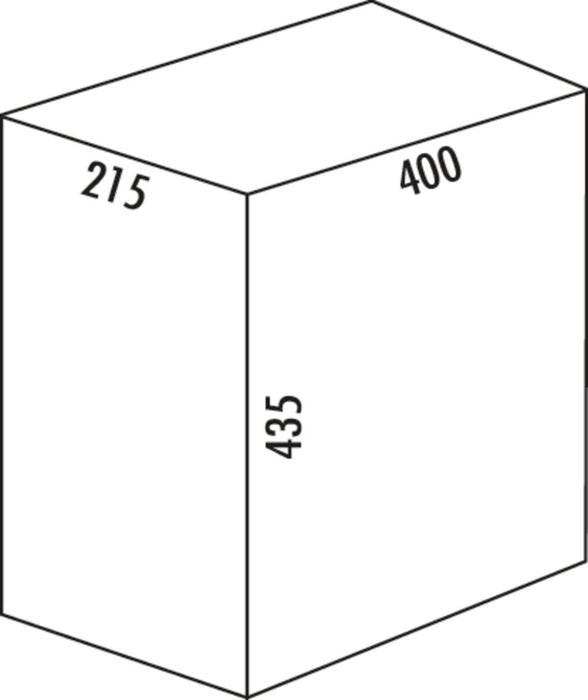 Wesco | Klassikline Single-Junior, Abfallsammelsystem, weiß
